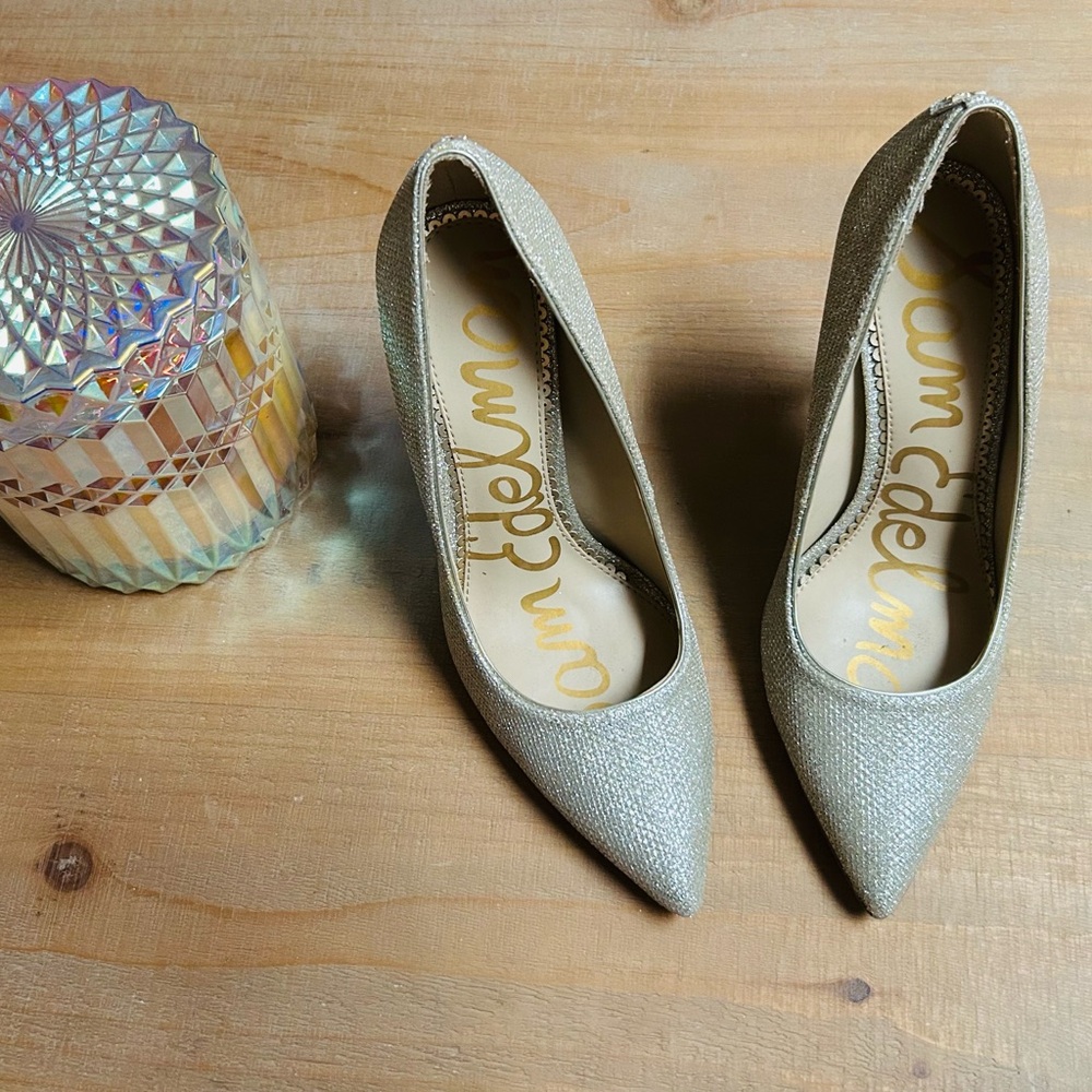 Sam Edelman Women's Danna Pointed Toe Heels Jute  Size 6